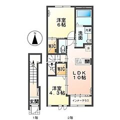 物件の間取り