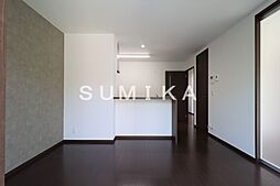 JR吉備線 大安寺駅 徒歩10分の賃貸アパート 1階2LDKのリビング/ダイニング