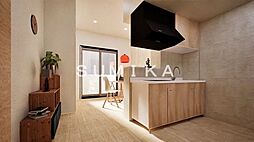 JR山陽本線 庭瀬駅 徒歩6分の賃貸アパート 1階1LDKのリビング/ダイニング