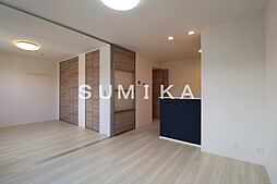 JR山陽本線 庭瀬駅 徒歩3分の賃貸アパート 1階1LDKのリビング/ダイニング