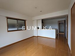 JR津山線 法界院駅 徒歩7分の賃貸マンション 3階2LDKのリビング/ダイニング