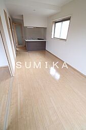 JR津山線 法界院駅 徒歩14分の賃貸マンション 2階1LDKのリビング/ダイニング