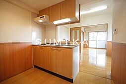JR宇野線 大元駅 徒歩15分の賃貸マンション 3階1LDKのリビング/ダイニング