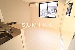 JR津山線 法界院駅 徒歩8分の賃貸アパート 1階1LDKのリビング/ダイニング