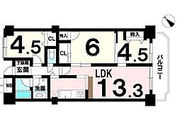 間取図画像 3LDK