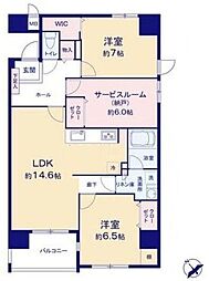 間取図画像 2SLDK