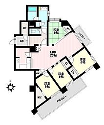 メダリオン春日井5 4LDKの間取図画像