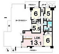 ライオンズガーデン春日井東野町 4LDKの間取図画像