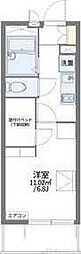 レオパレス吉川 1Kの間取図画像