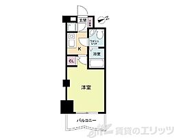 セレニテ新大阪弐番館 1Kの間取図画像