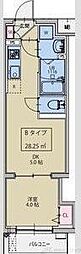 AXIA M-City大阪瑞光 1DKの間取図画像