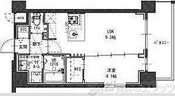 S-RESIDENCE江坂focal 1LDKの間取図画像