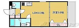 セレニティ豊川I 1LDKの間取図画像