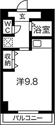 MOREMAISON ワンルームの間取図画像