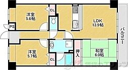 間取図画像 3LDK