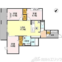 La Grand Suito 3LDKの間取図画像