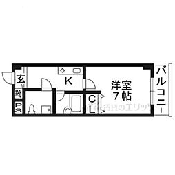 間取図画像 1K