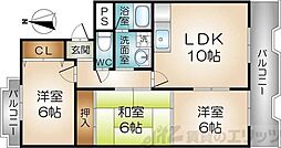 間取図画像 3LDK