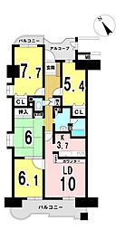 間取図画像 4LDK