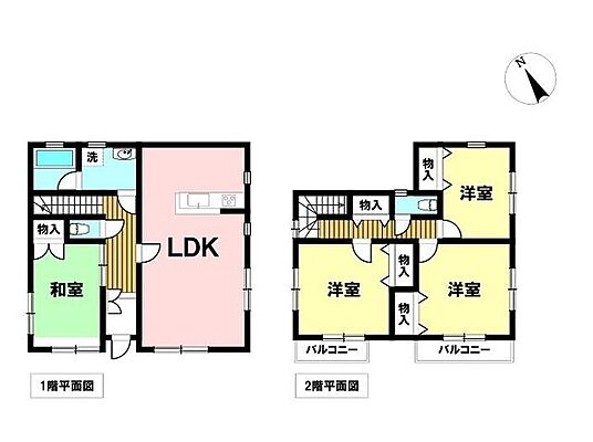 間取り 四日市市松寺2丁目 中古一戸建て