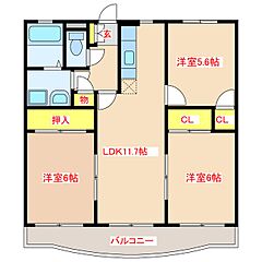 物件の間取り