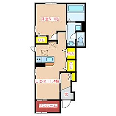 物件の間取り