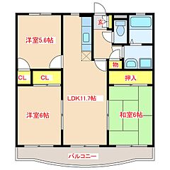 物件の間取り