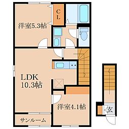 マ・メゾンII　Ｂ