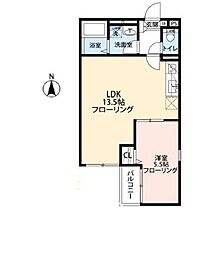 間取図画像 1LDK