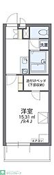 レオパレスパークサイド足立入谷 1Kの間取図画像