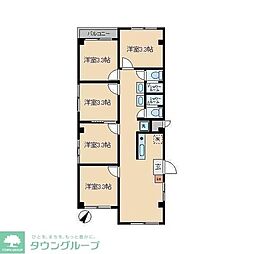 アクセス東和 5DKの間取図画像
