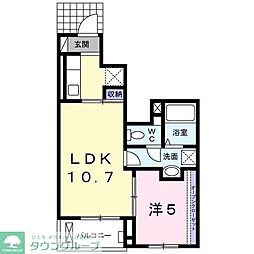 ベルストーン 2Kの間取図画像