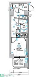 DIPS西新井 1Kの間取図画像