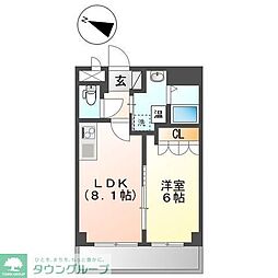 Metzger 1LDKの間取図画像