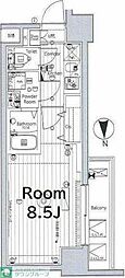 メイクス西新井大師 1Kの間取図画像