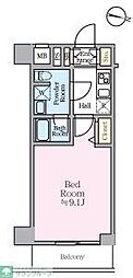 ティモーネグランデ東京梅島 1Kの間取図画像
