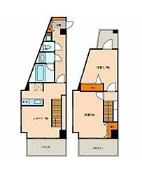 アーバンレックス西新井2 2LDKの間取図画像