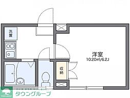 レオパレスフォレストヒル 1Kの間取図画像