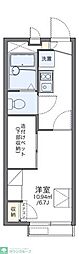 レオパレスメゾンヒーリング 1Kの間取図画像