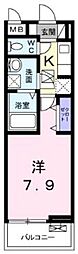 BelleFleur 1Kの間取図画像
