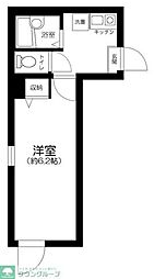 カミーノ梅島 1Kの間取図画像