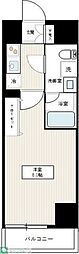 マーロ千住クレストタップ 1Kの間取図画像