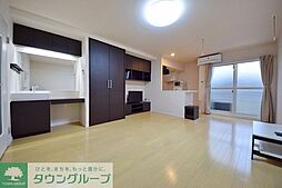 レオネクストアシュ 206 2階ワンルームのリビング/ダイニング