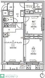 RELUXIA綾瀬II 4階1SLDKの間取り