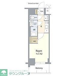 エスリード栄エステージ 2Kの間取図画像