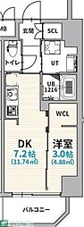 GranVia浄心家賃ダウン(半年間)他キャンペーン中 1SLDKの間取図画像