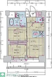 プレサンス上前津ディアシス 2LDKの間取図画像