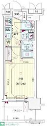 プレサンスジェネ千種内山 1Kの間取図画像