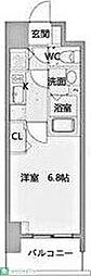 プレサンス上前津グレース 1Kの間取図画像