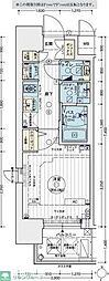 エステムコート名古屋栄プレシャス 1Kの間取図画像